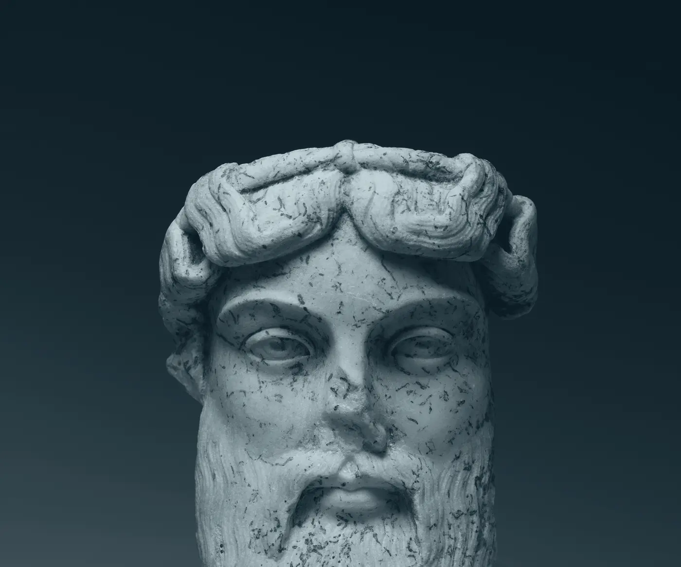 Escultura griega de Dioniso, dios del teatro y el espectáculo
